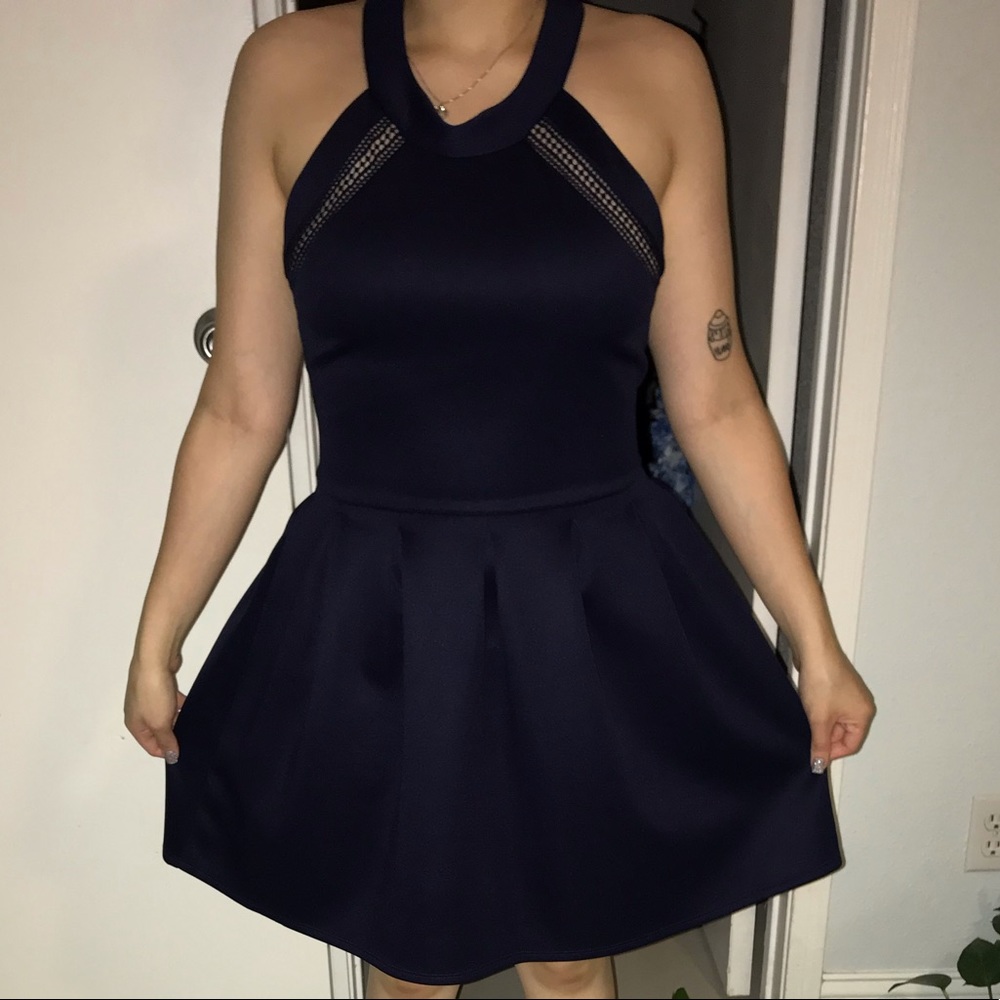 Juniors Navy Blue Dress